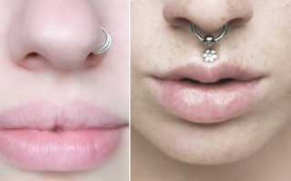 Пирсинг носа: как проводится процедура, возможные осложнения, правильный уход