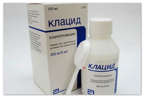 Клацид: инструкция по применению.