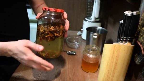 Настойка из скорлупы грецких орехов